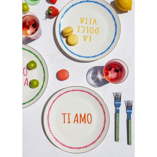 Service Plate Set (6 Pieces) DNR0084 Multicolor Service Plate Set (6 Pieces) DNR0084 Multicolor