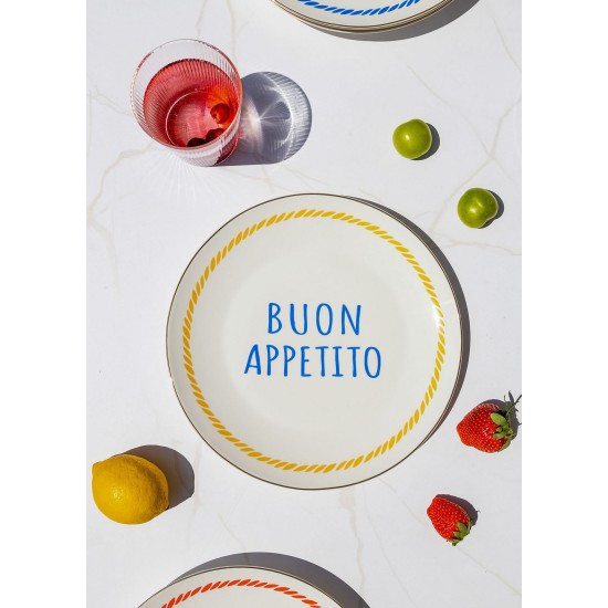 Service Plate Set (6 Pieces) DNR0084 Multicolor Service Plate Set (6 Pieces) DNR0084 Multicolor