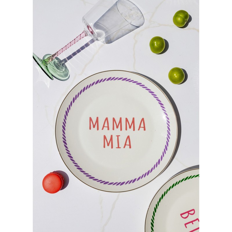 Service Plate Set (6 Pieces) DNR0084 Multicolor