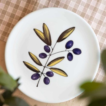 Dessert Plate Set (6 Pieces) OVS0001 Multicolor