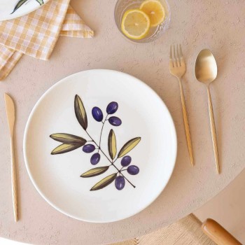 Dessert Plate Set (6 Pieces) OVS0001 Multicolor