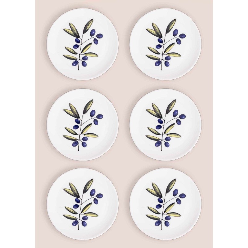 Service Plate Set (6 Pieces) OVS0003 Multicolor