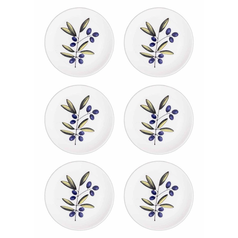 Service Plate Set (6 Pieces) OVS0003 Multicolor