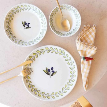 Ceramic Bowl Set (6 Pieces) OVS0014 Multicolor