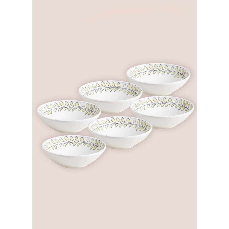 Ceramic Bowl Set (6 Pieces) OVS0014 Multicolor