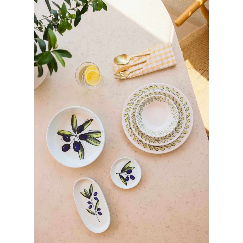 Service Plate Set (4 Pieces) OVS0020 Multicolor