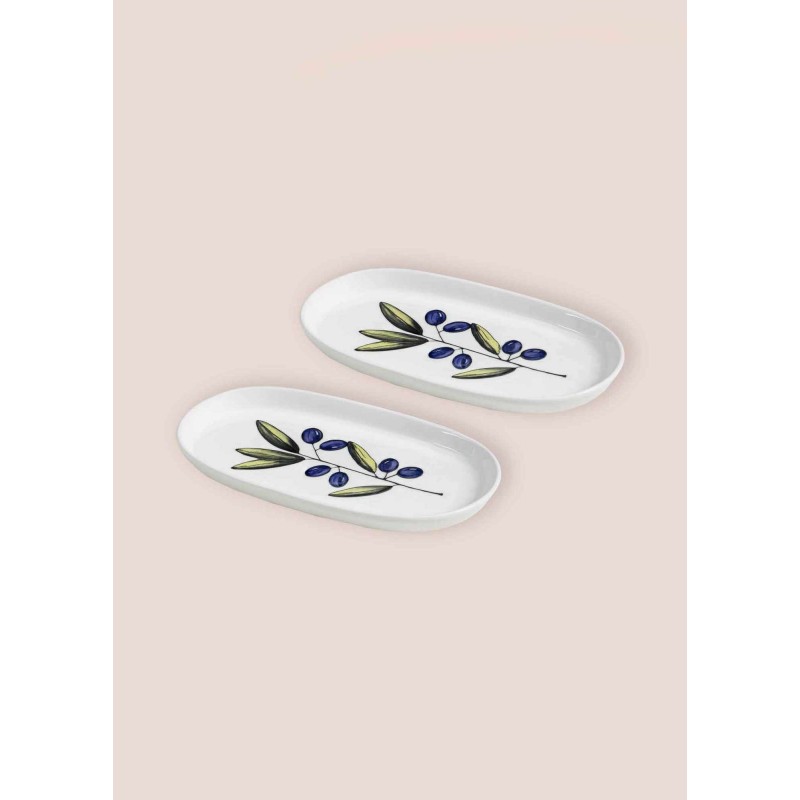 Service Plate Set (2 Pieces) OVS0021 Multicolor