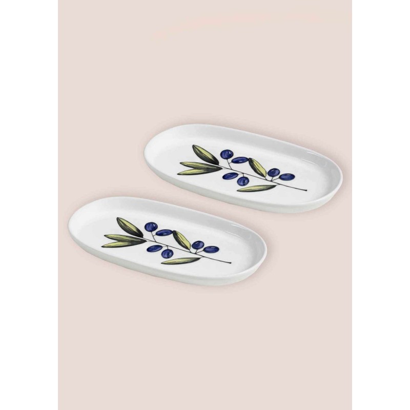 Service Plate Set (2 Pieces) OVS0022 Multicolor