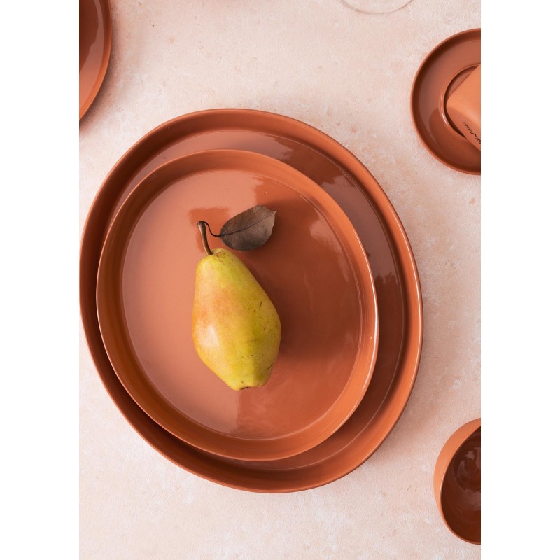 Cake Serving Plate CTT0007 Terracota