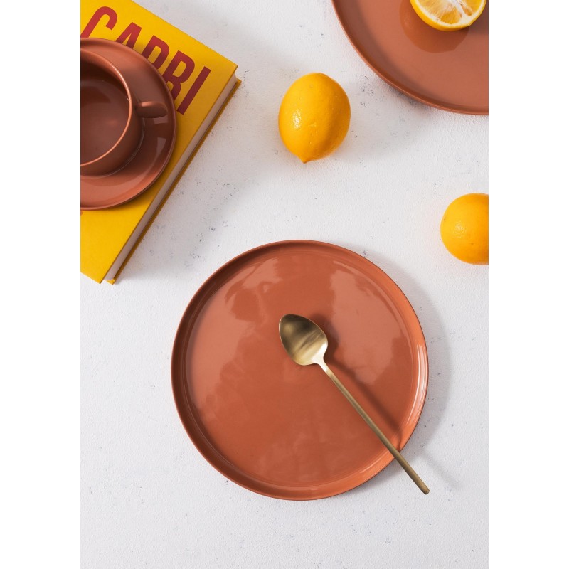 Cake Serving Plate CTT0025 Terracota