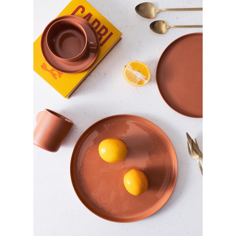 Cake Serving Plate CTT0027 Terracota