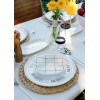 Plate Set (6 Pieces) DLY005 White