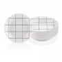 Plate Set (6 Pieces) DLY005 White