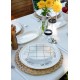 Plate Set (6 Pieces) DLY005 White Plate Set (6 Pieces) DLY005 White