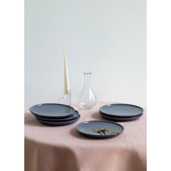 Service Plate Set (6 Pieces) NON0002 Grey