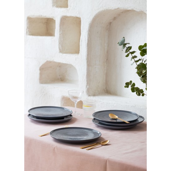 Service Plate Set (6 Pieces) NON0002 Grey