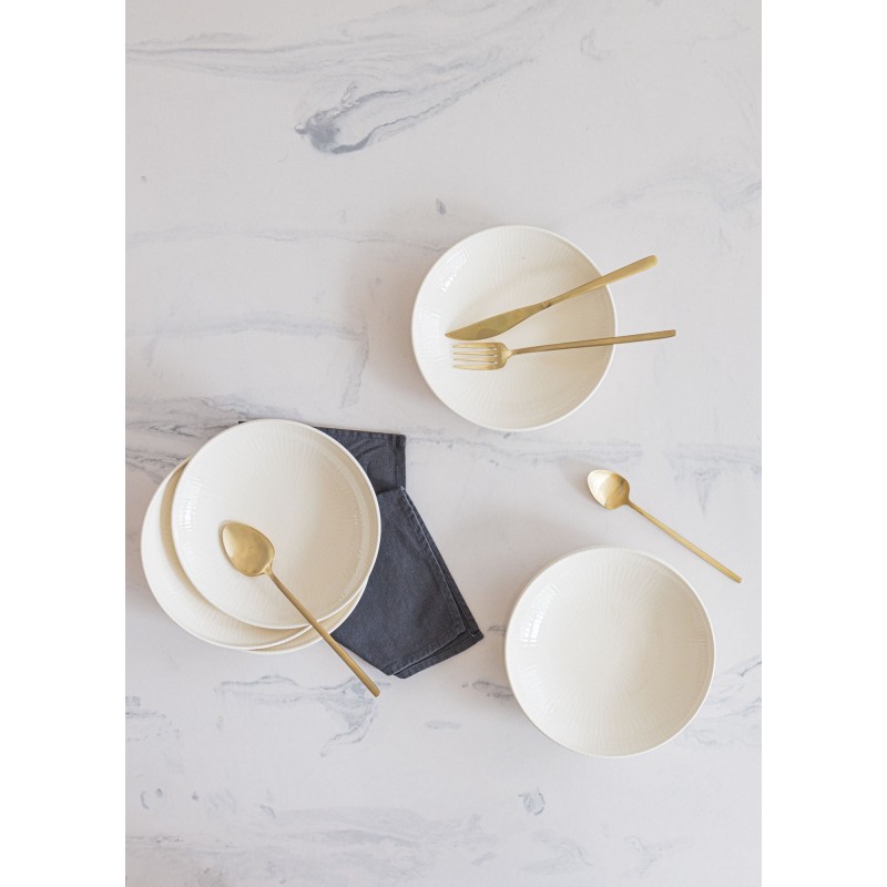 Plate Set (6 Pieces) NON0016 Cream