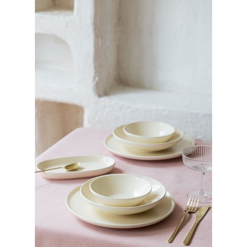 Plate Set (6 Pieces) NON0016 Cream