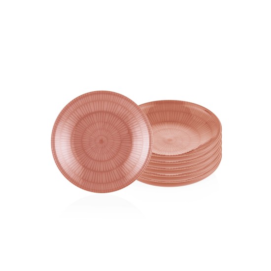 Plate Set (6 Pieces) NON0029 Salmon Plate Set (6 Pieces) NON0029 Salmon