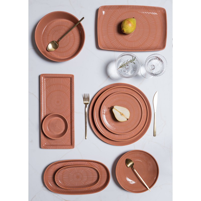 Service Plate NON0031 Salmon