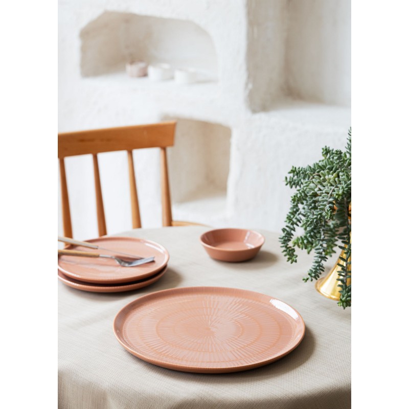 Service Plate NON0031 Salmon