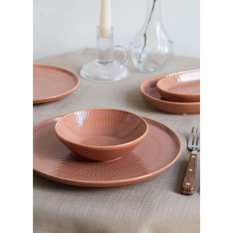 Service Plate NON0031 Salmon