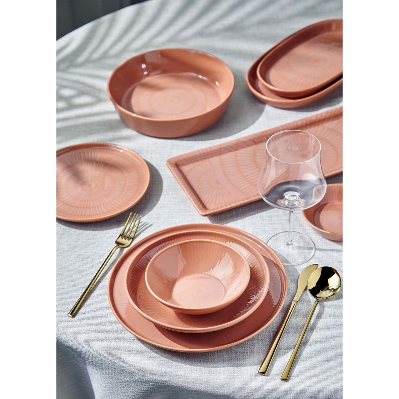 Service Plate NON0033 Salmon