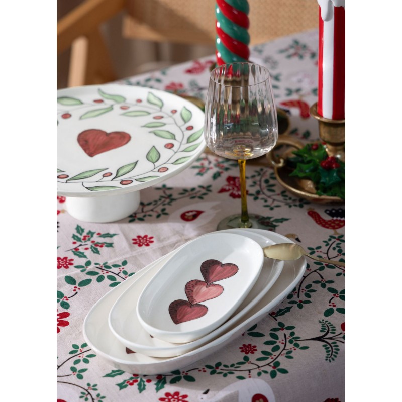 Platter Set (4 Pieces) LUV0018 White
Red