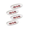 Platter Set (4 Pieces) LUV0018 White
Red