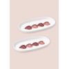 Platter Set (2 Pieces) LUV0019 White
Red