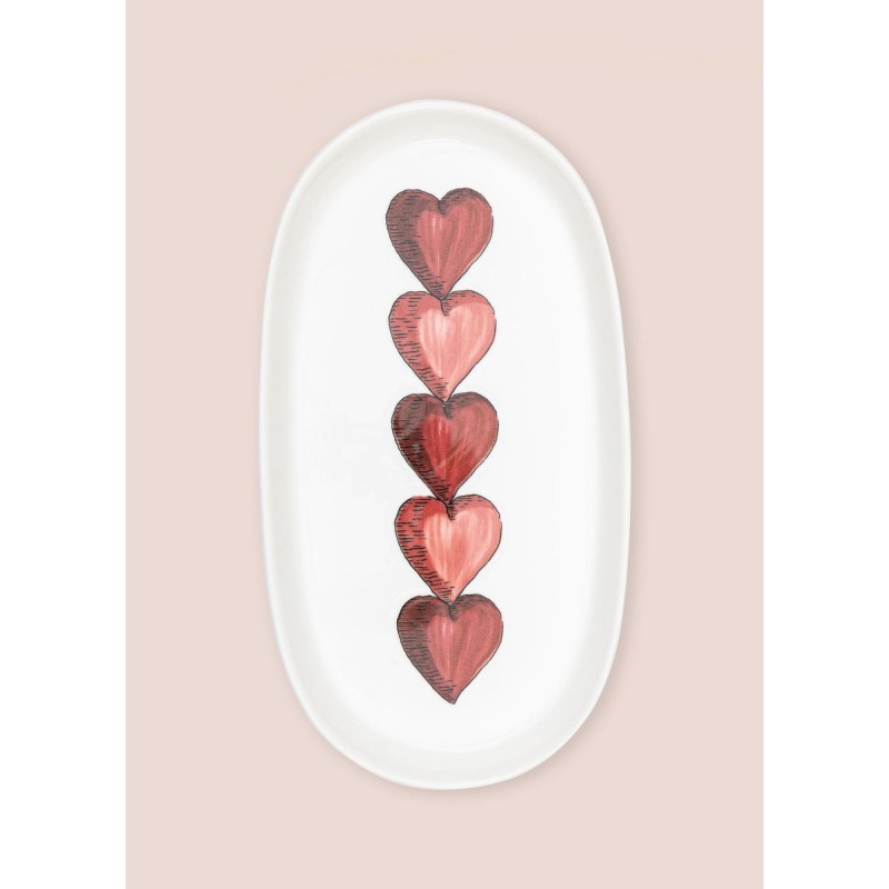 Platter Set (2 Pieces) LUV0020 White
Red