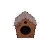 Aberto Design Wooden Cat House 199 Walnut