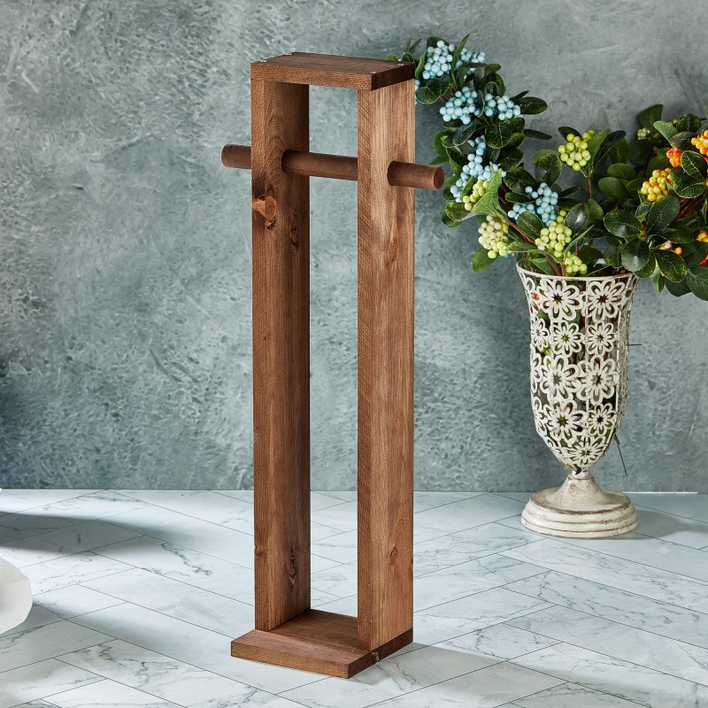 Aberto Design Toilet Paper Holder Long Toilet Paper Hange Natural