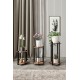 Wooden Plant Stand Flower Desk Square - Walnut Walnut Wooden Plant Stand Flower Desk Square - Walnut Walnut