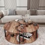 Coffee Table Set Yin Yang 3 70 - Walnut Walnut