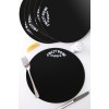 Hermia Wooden Table Mat Set (6 Pieces) PLT0129 Black