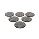 Glass Mat (6 Pieces) PLT0232 Multicolor Hermia Glass Mat (6 Pieces) PLT0232 Multicolor