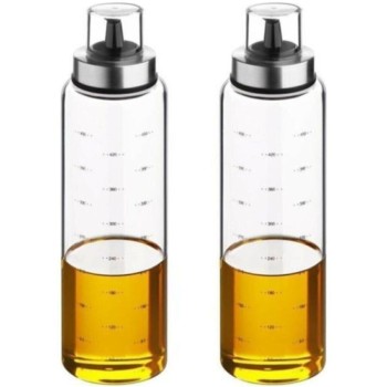 Oil Dispenser Set (2 Pieces) PLTN57 Transparent