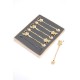 Spoon Set (6 Pieces) PLT0493 Gold Hermia Spoon Set (6 Pieces) PLT0493 Gold