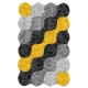 Hall Carpet (80 x 100) Circle Djt Multicolor Conceptum Hypnose Hall Carpet (80 x 100) Circle Djt Multicolor