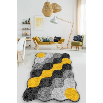 Hall Carpet (100 x 150) Circle Djt Multicolor