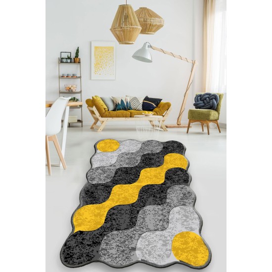 Hall Carpet (150 x 200) Circle Djt Multicolor Conceptum Hypnose Hall Carpet (150 x 200) Circle Djt Multicolor