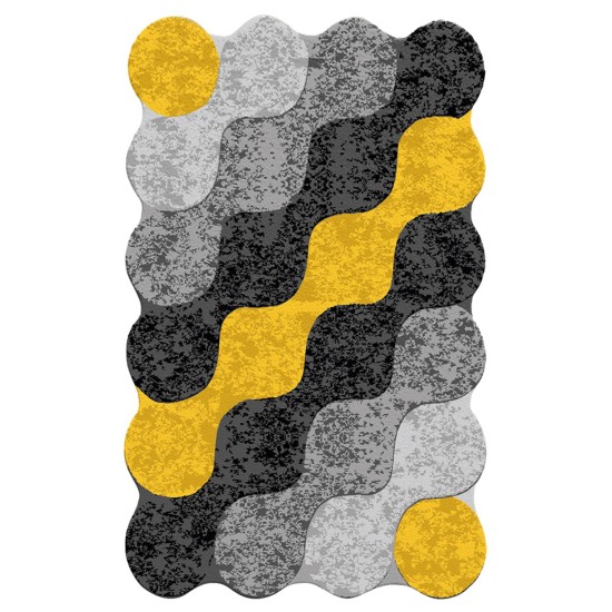 Hall Carpet (150 x 200) Circle Djt Multicolor Conceptum Hypnose Hall Carpet (150 x 200) Circle Djt Multicolor