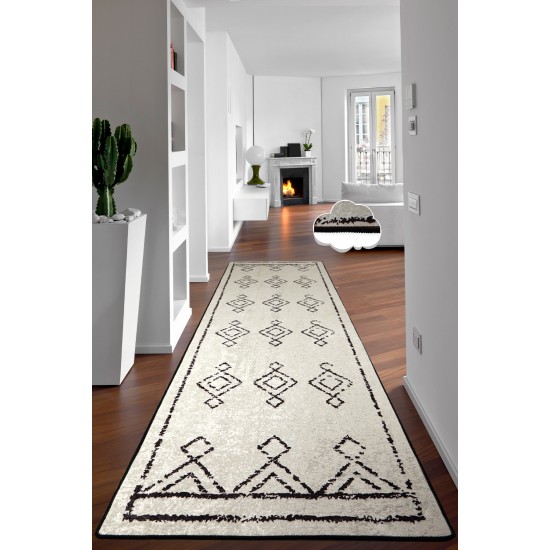 Hall Carpet (80 x 150) Eaves - White White Conceptum Hypnose Hall Carpet (80 x 150) Eaves - White White