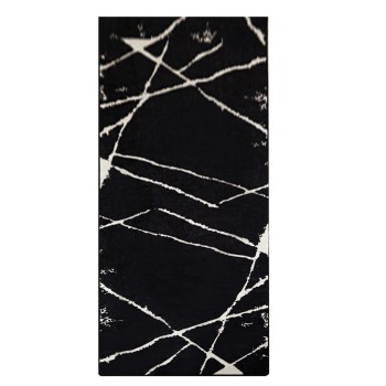 Hall Carpet (80 x 200) Broken - Black Black
White