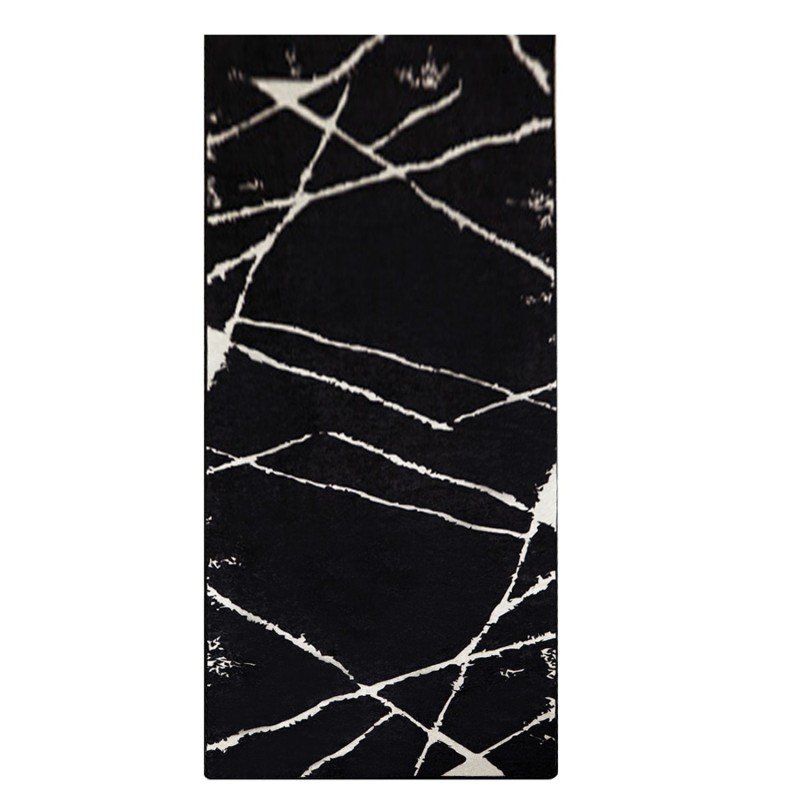 Conceptum Hypnose Hall Carpet (80 x 200) Broken - Black Black
White
