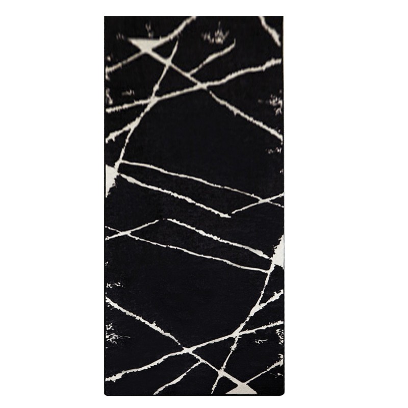 Conceptum Hypnose Hall Carpet (80 x 300) Broken - Black Black
White
