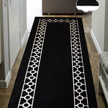 Hall Carpet (80 x 200) Bague - Black Black
White