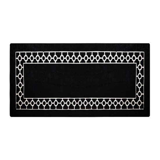 Conceptum Hypnose Hall Carpet (80 x 200) Bague - Black Black
White