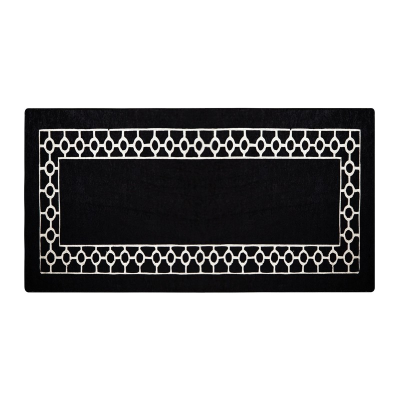 Conceptum Hypnose Hall Carpet (80 x 200) Bague - Black Black
White